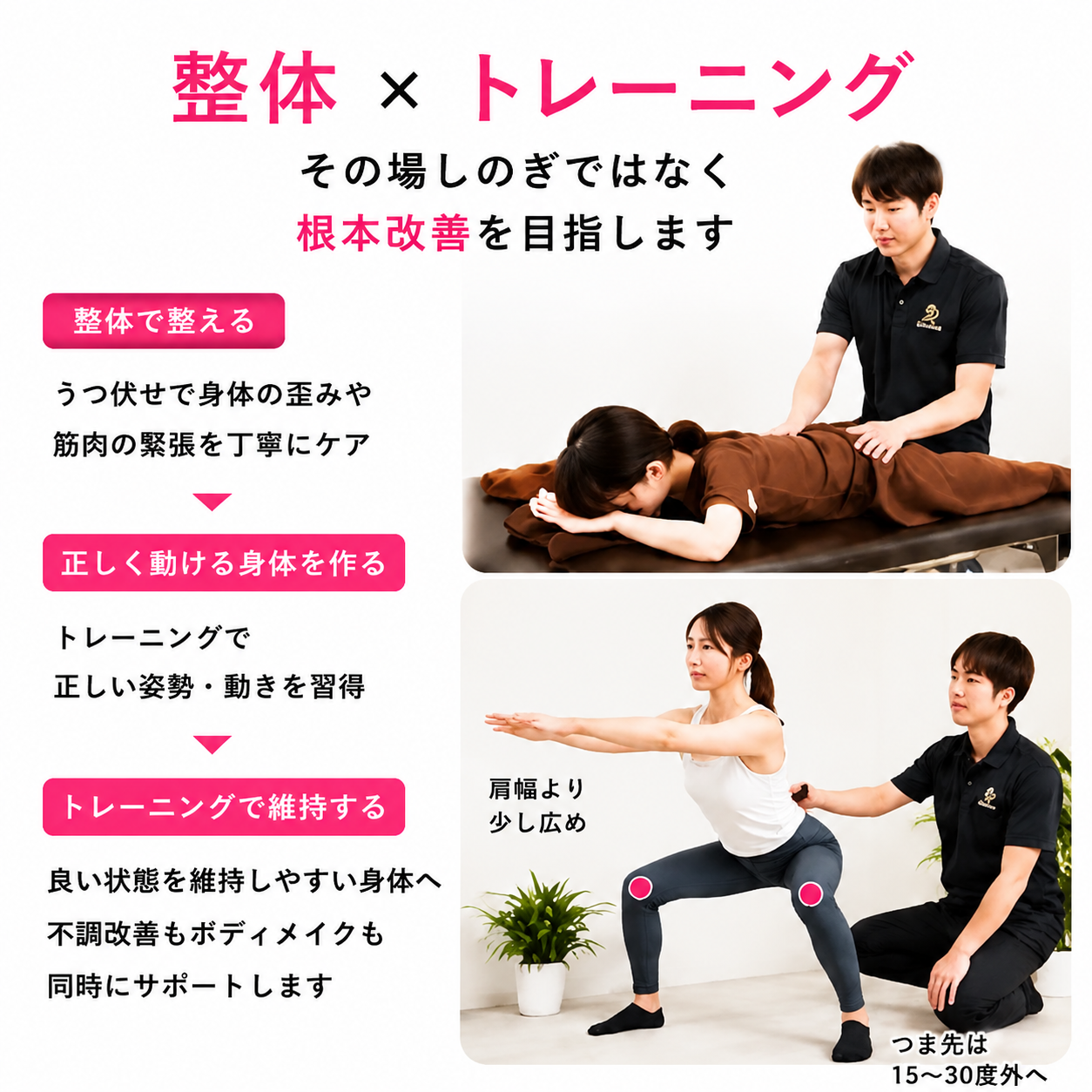 【大森で腰痛改善】パーソナルジム×整体で“根本から変える”新習慣✨