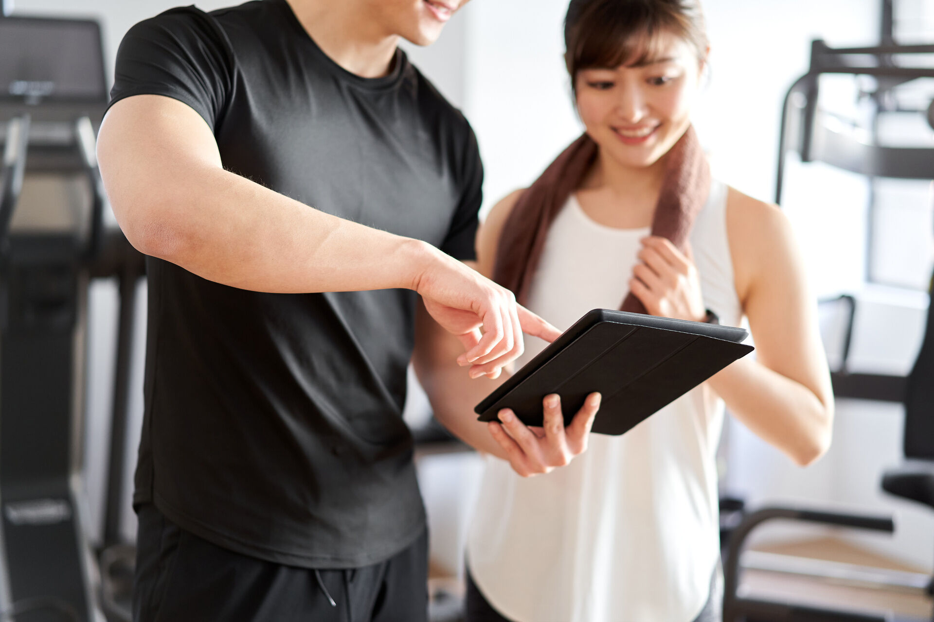 体験後のご説明と今後のサポート案内